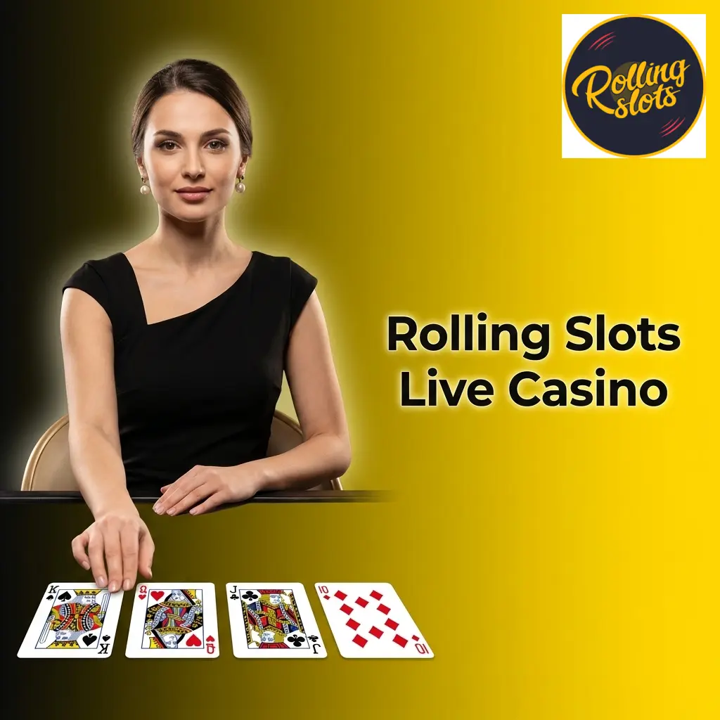 Rolling Slots Live Casino mit echten Dealern, HD-Videostream, Roulette, Blackjack, Baccarat und Game Shows