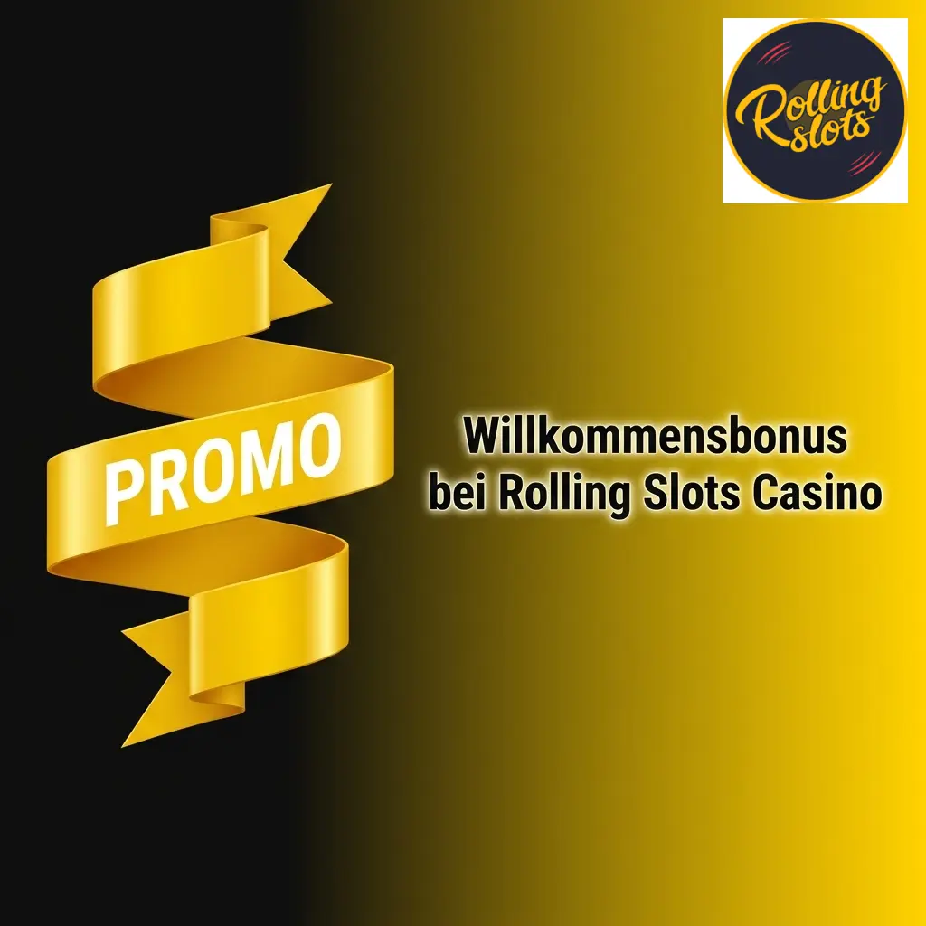 Rolling Slots Casino Willkommensbonus bis zu 500€ plus Freispiele für neue Spieler auf ersten 3 Einzahlungen