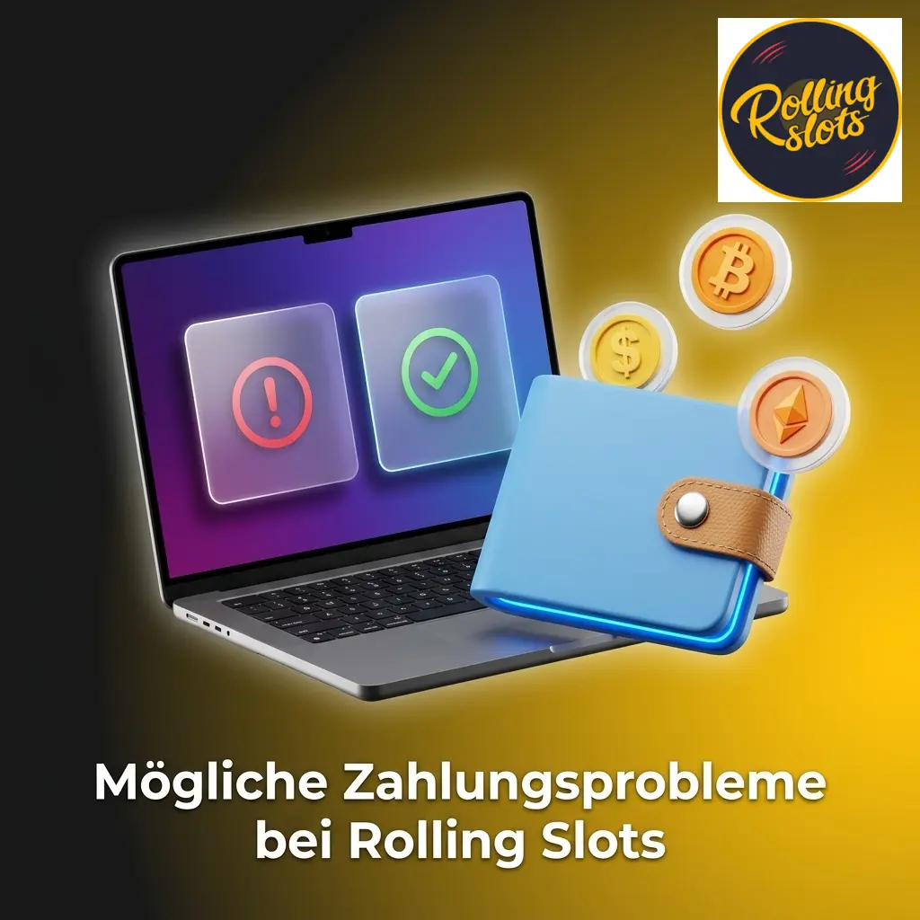 Häufige Zahlungsprobleme bei Rolling Slots: abgelehnte Kartenzahlung, Krypto-Verzögerung, fehlende Verifizierung oder falsche Auszahlungsmethode.